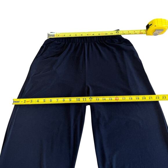 Brigitte Brianna Pants Women's Black Wide Leg Large Sexy Modest Pockets Stretch - Picture 7 of 10